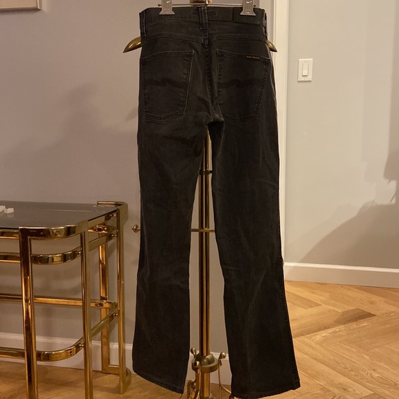 Nudie Jeans Co | NJ2976 | Slim Jim Dry Black Coated | Size 31W 32L - Picture 8 of 13